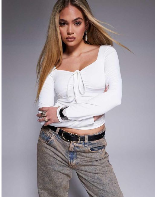 square neck top asos