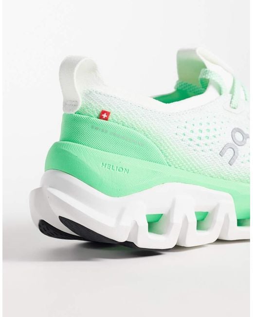 On Shoes Green Cloud X Tempo Training Trainers for men