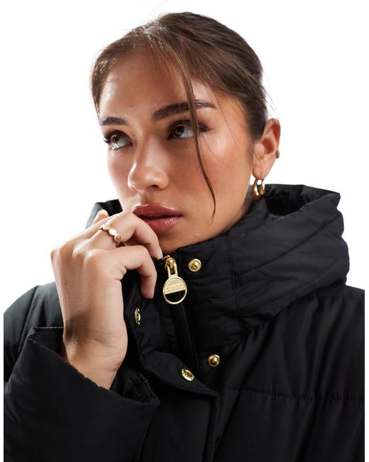 Barbour Black – barron – puffermantel