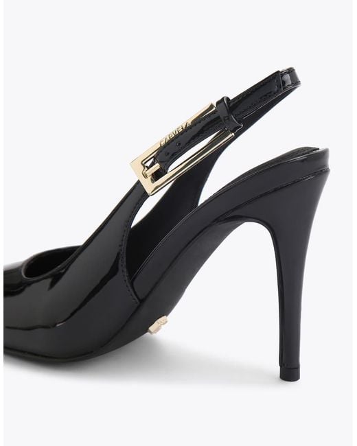 Carvela Kurt Geiger Blue Blanca Slingback Heeled Shoes