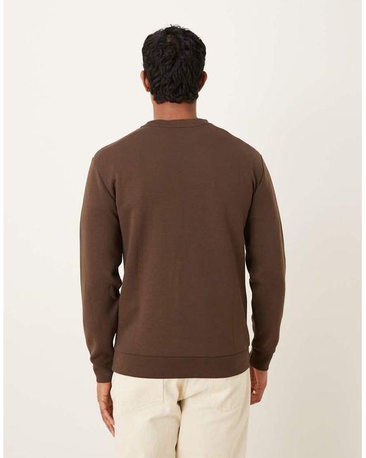 Felpa di SELECTED in Brown da Uomo