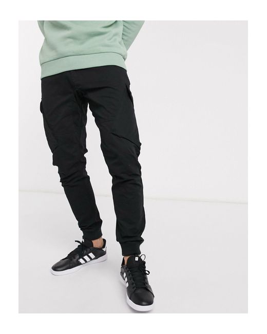 River Island Denim Parker Cargo Pants 