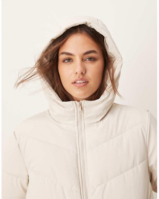 Jdy Natural Short Puffer Jacket
