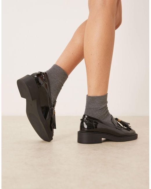 ASOS Black – matrix – loafer