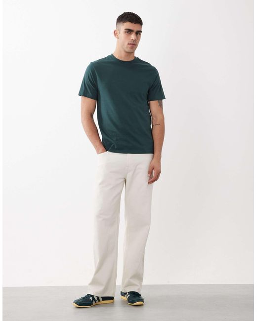 ASOS – 2er-pack basic-t-shirts in Black für Herren