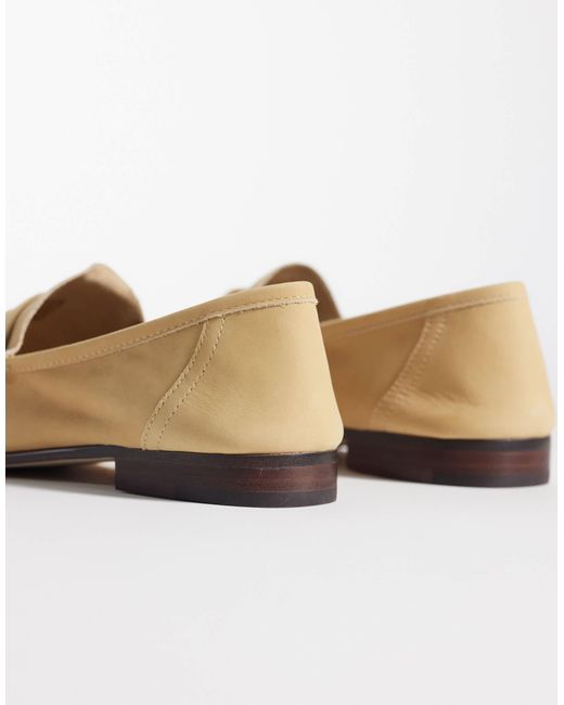 Mango White 100% Suede Leather Loafer