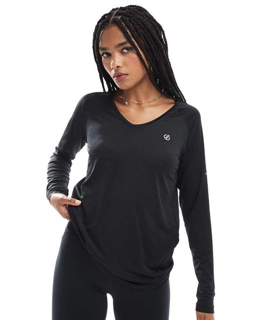 Dare 2b Black Discern Lightweight T-Shirt