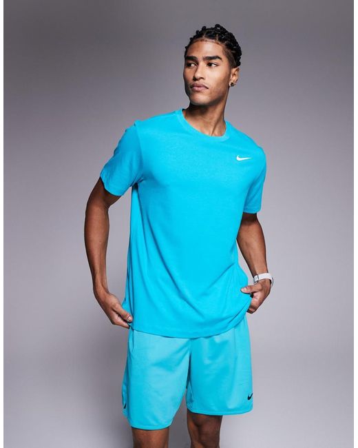 Camiseta Claro Dri-Fit De -Blanco Nike de hombre de color Blue