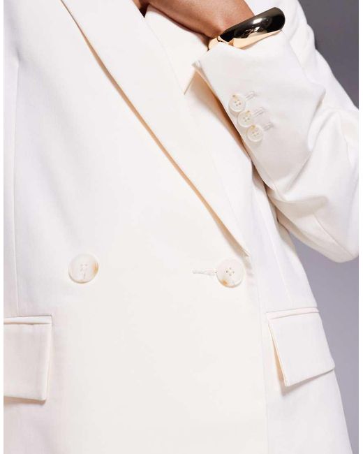 ASOS Blue Double Breasted Blazer