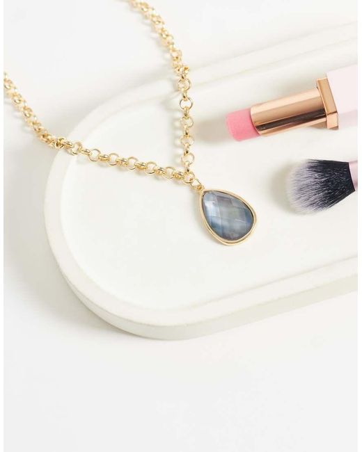 Collana Con Pendente di Accessorize in White