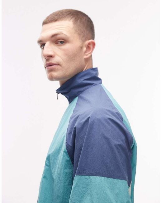 Parlez Blue Rail Track Jacket for men
