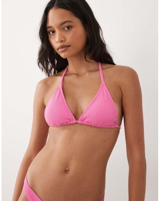 Billabong Red Triangle Bikini Top