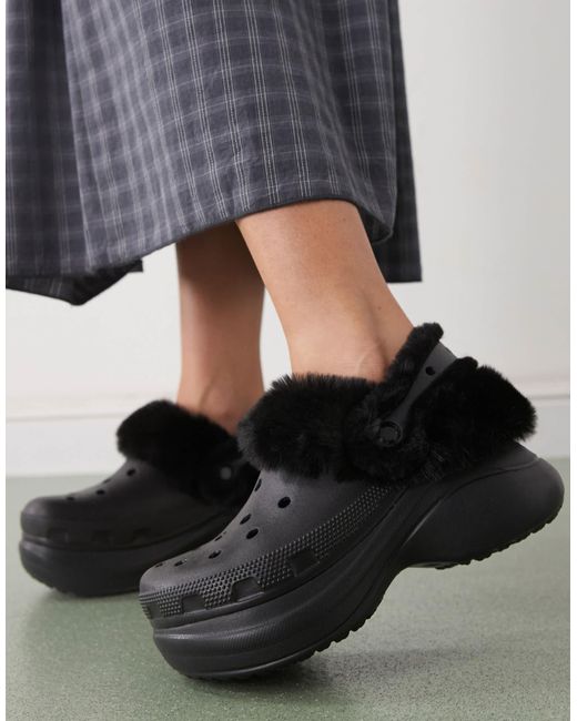 Bae - sabots à doublure intégrale CROCSTM en coloris Black