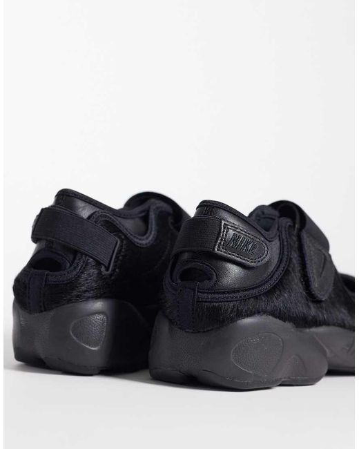 Nike Blue Air Rift Trainers Pony Hair