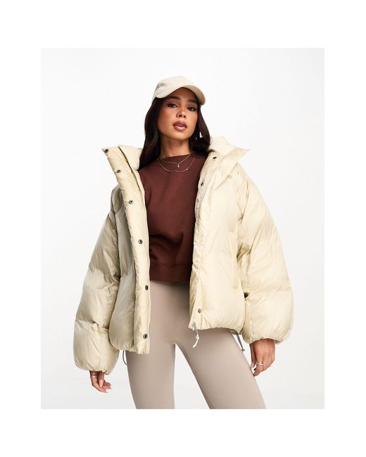 Levi's Natural Down Bubble Hooded Puffer Jacket