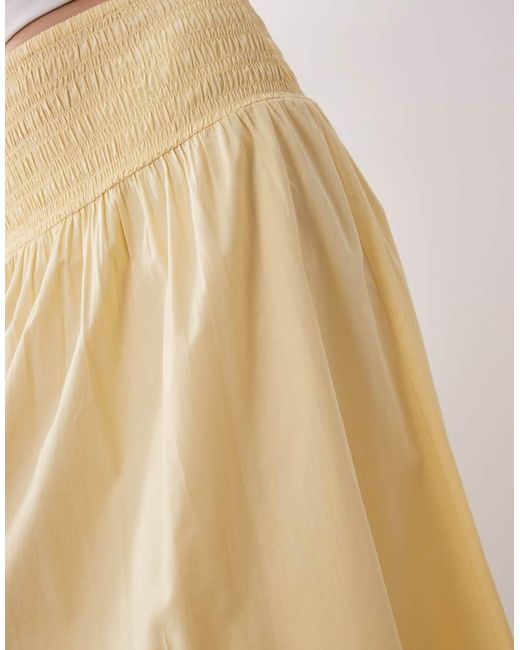 Wednesday's Girl Natural Floaty Midaxi Skirt