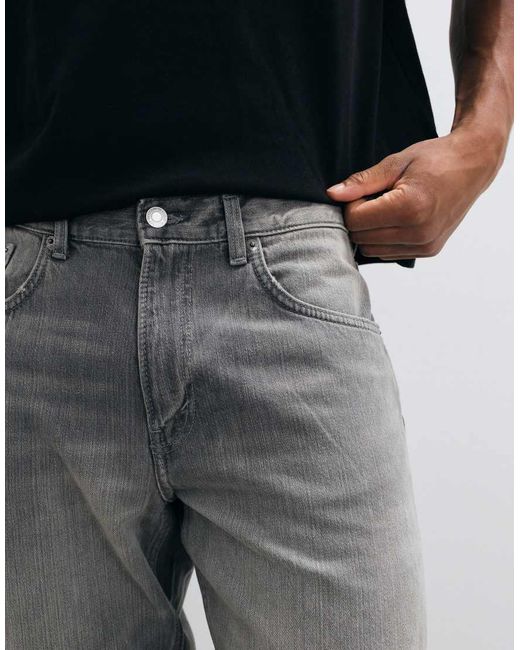 Weekday Blue Mercury Relaxed Fit Bootcut Flare Jeans for men