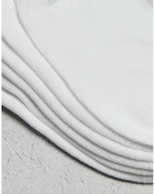 ARKET White 5 Pack Of Premium Sneaker Socks for men