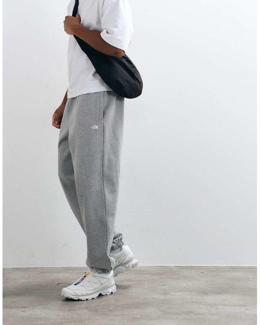 The North Face Gray Essential Simple Dome Relaxed Trousers for men