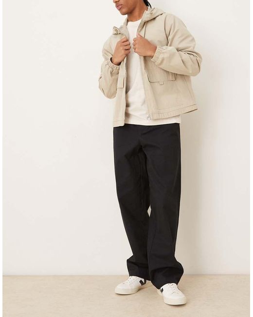 ASOS Natural Baggy Trousers for men