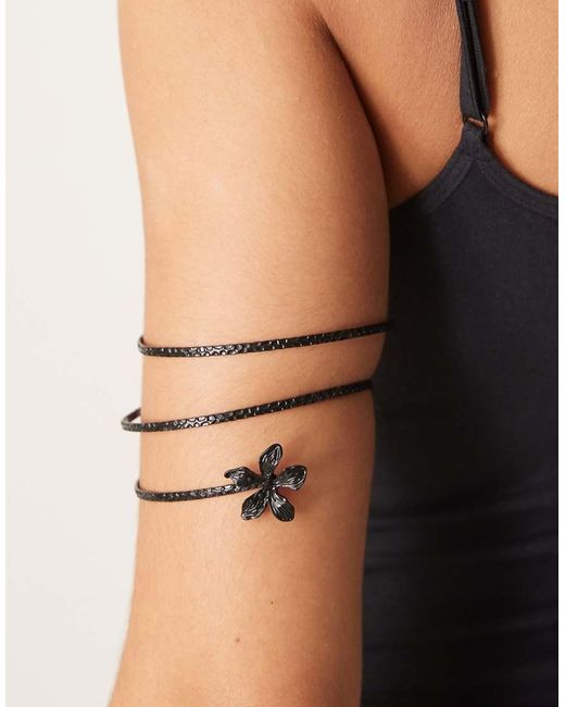 ASOS Armband Met Bloemen in het Black