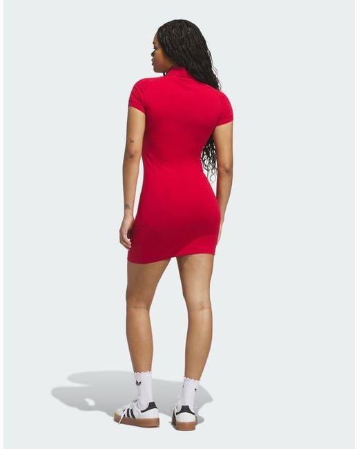 Adidas Originals Red Texas A&m aggies Polo Dress