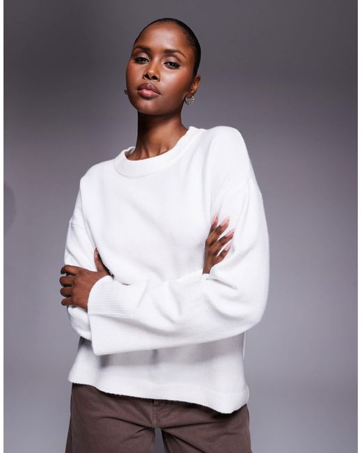 River Island Gray Crew Neck Knitted Jumper