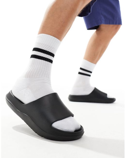 ASOS White Chunky Sliders for men