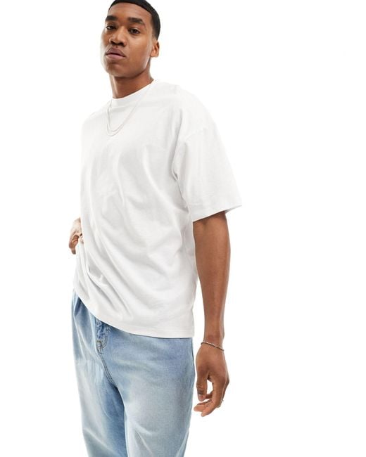 ASOS White Oversized T-shirt for men