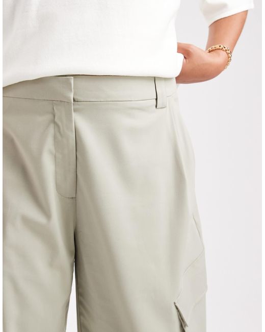 ASOS White Curve – elegante utility-hose im barrel-leg-stil