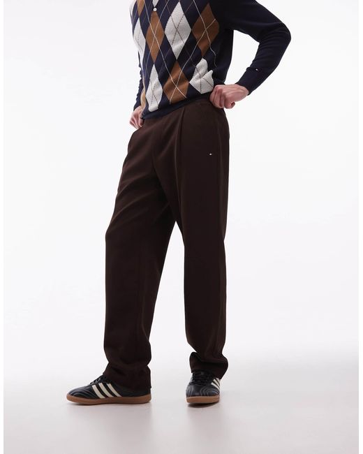 Tommy Hilfiger – basic-sweathose in Brown für Herren