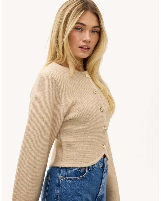 Loavies Blue Constant Thoughts Cardigan With Buttons