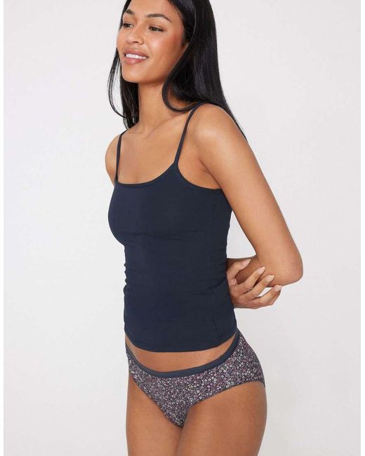Tezenis Blue Printed Cotton Briefs