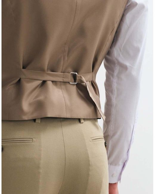 ASOS Gray Skinny Suit Suit Vest for men