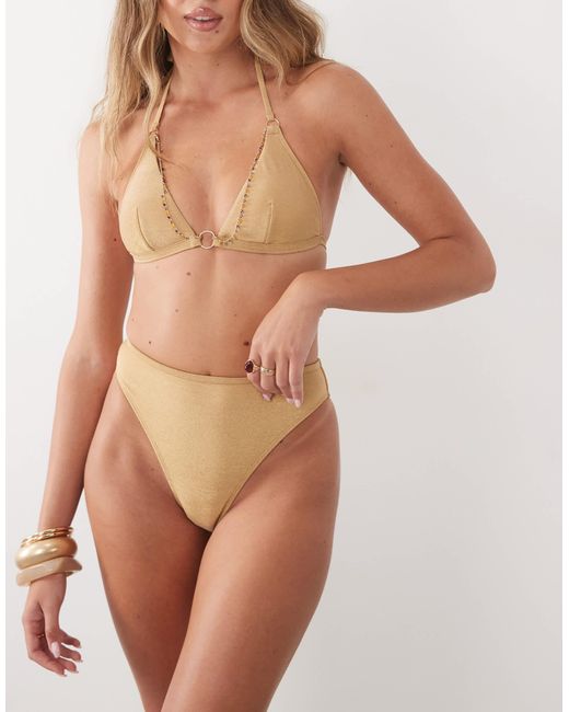 Bas CUPSHE en coloris Metallic