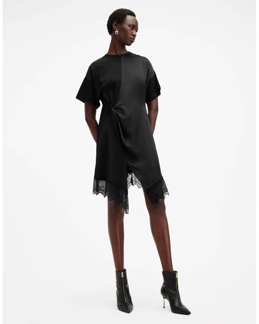 AllSaints Black – lana – minikleid
