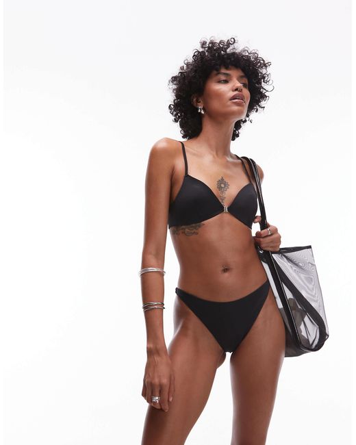 ARKET Black – mix & match – gesmokte bikinihose