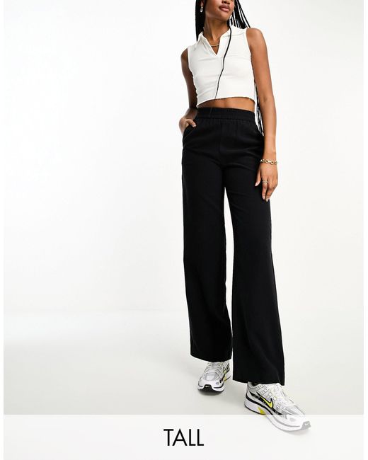 Pantalon large Vero Moda Tall en coloris Noir | Lyst