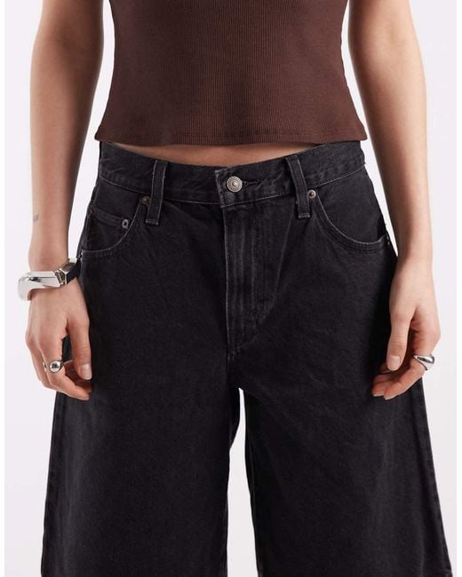 Levi's Blue Baggy Dad Denim Jort