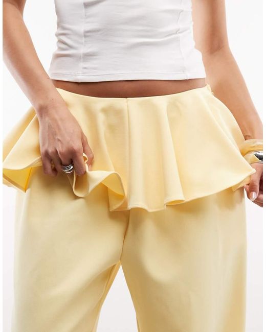 ASOS Natural Tailored Skirted Trouser