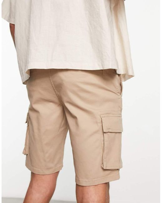 Only & Sons Cargoshort in het Brown voor heren
