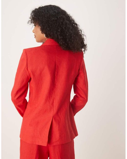 Blazer di Mango in Red
