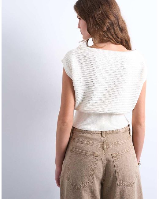 Top Monospalla di TOPSHOP in White