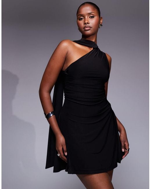 black tie front mini dresses Bianca Tie Front Mini Dress main image 1