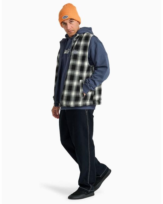 Billabong Blue Mogul Puffer Revo Jackets for men