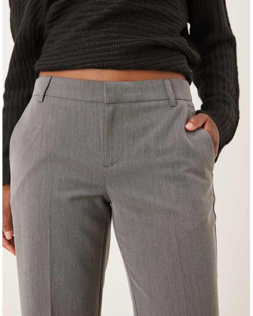 Gina Tricot Multicolor Relaxed Fit Bootcut Tailored Trousers