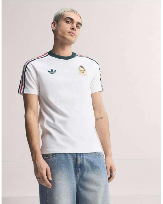 Adidas Originals Blue Mexico Originals T-Shirt for men