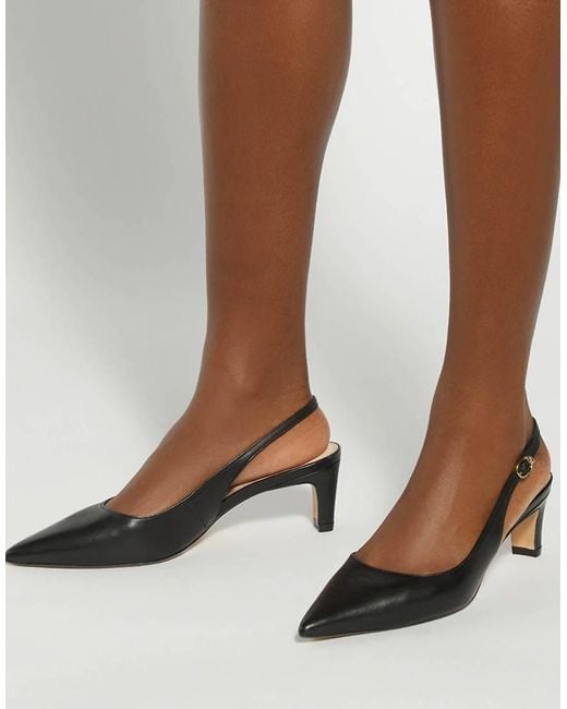 Dune Black Connection Slingbacks