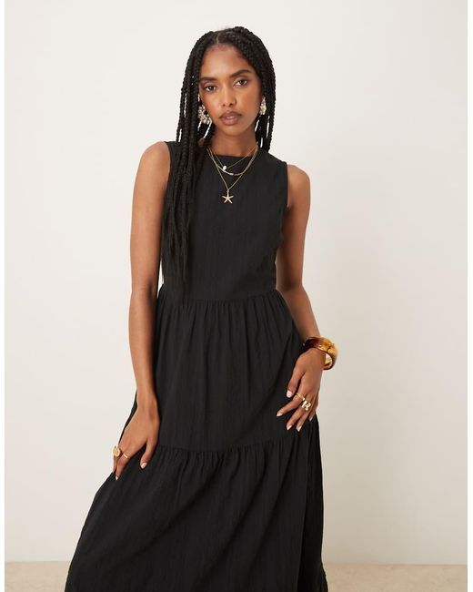 Nobody's Child Black Astrid Midi Dress