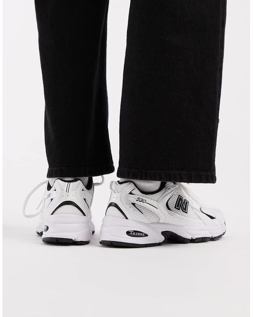 New Balance White 530 Trainers